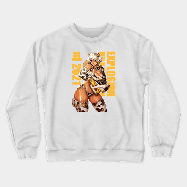 丑2021 Crewneck Sweatshirt by Pan_Ren_Wei